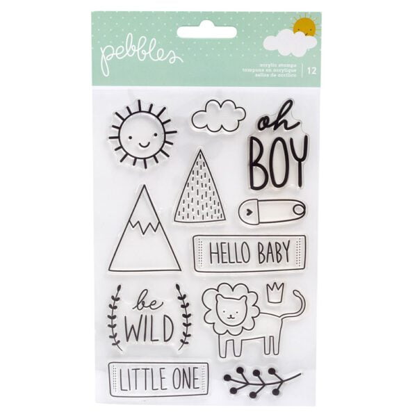 Clear Stamps - Peek-a-boo you Boy