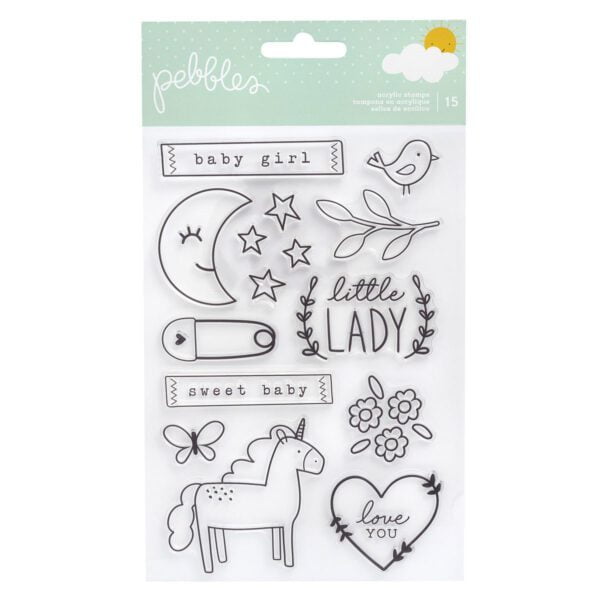 Clear Stamps - Peek-a-boo you Girl