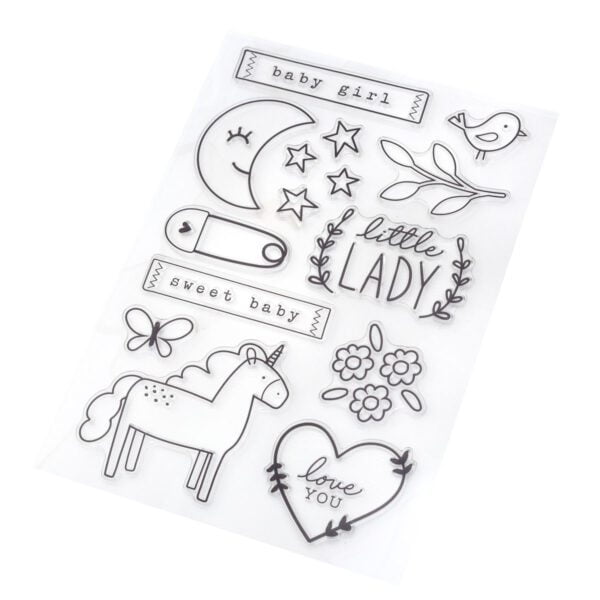 Clear Stamps - Peek-a-boo you Girl - Imagen 3