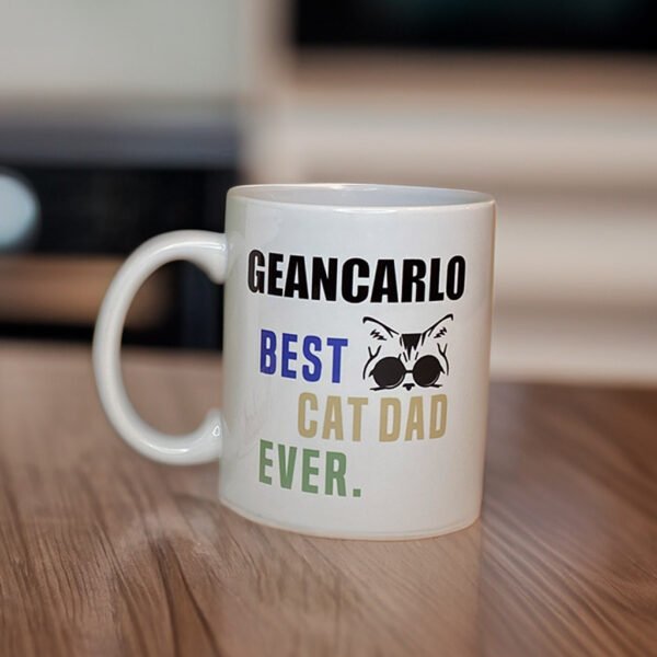 Taza DaGift Cat Dad - Imagen 2