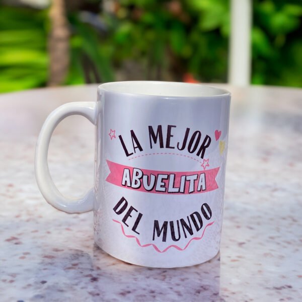 Taza DaGift La mejor abuelita/o